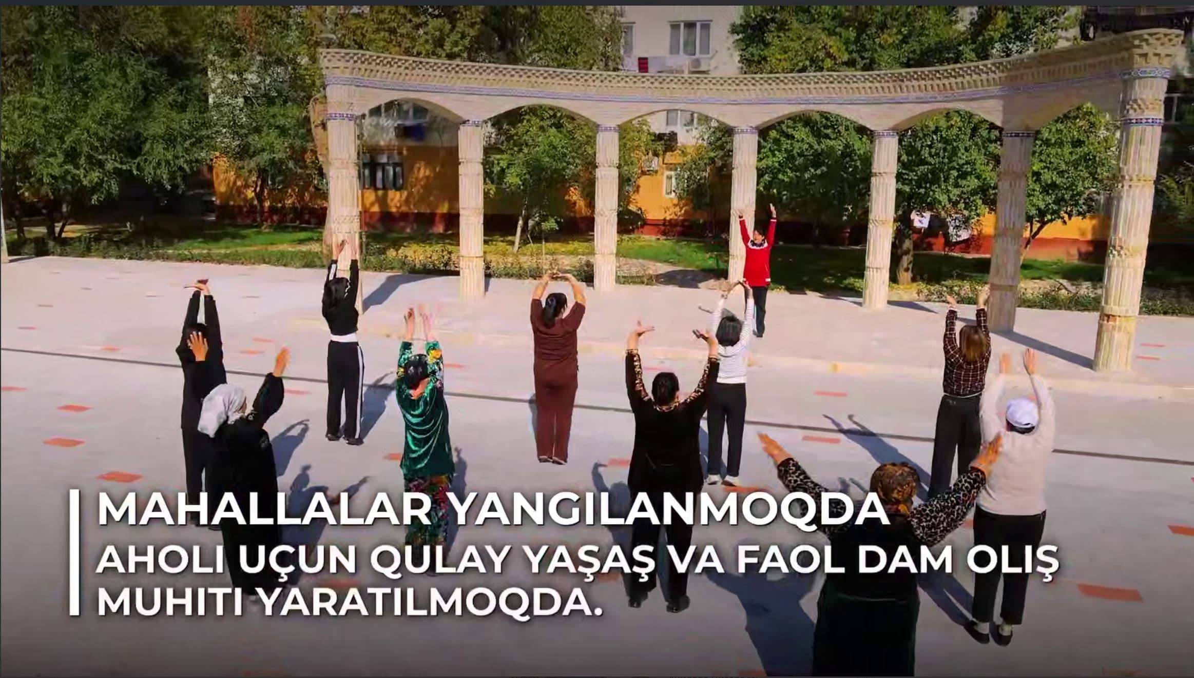 Sport va dam oliş uçun yanada köproq imkoniyatlar: Toşkentda mahallalarni obodonlaştiriş işlari davom etmoqda
